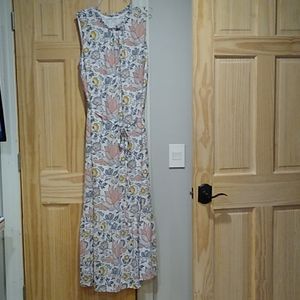 NWT Floor length floral Loft dress